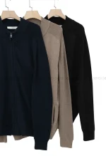 سویشرت بافت جلو زیپ کد20000039