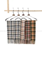 شال 4خونه رنگی پشمی کد1004706