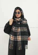 شال بافت 4خونه موهر کد1004700