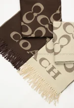 شال بافت موهری COACHکد1004608