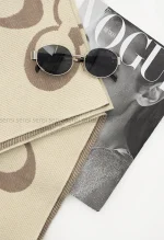 شال بافت موهری COACHکد1004608