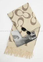 شال بافت موهری COACHکد1004608