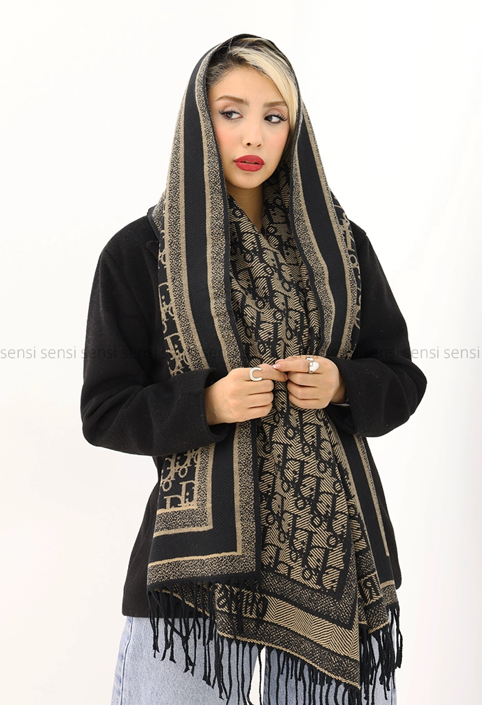 شال بافت موهری dior وارداتی کد1004835