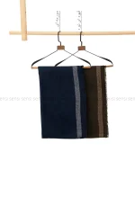 شال بافت موهری حاشیه دار کد1004703