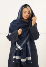 شال بافت موهری حاشیه دار کد1004703