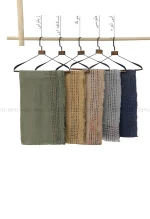 شال بافت موهری خط چین کد1004704