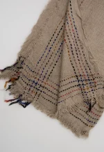 شال بافت موهری خط چین کد1004704