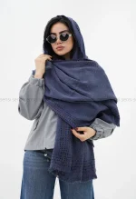 شال بافت موهری خط چین کد1004704
