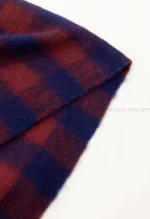 شال بیگ طرح دار پشمی کد1004605