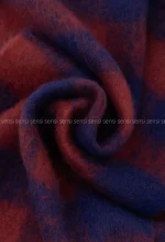 شال بیگ طرح دار پشمی کد1004605