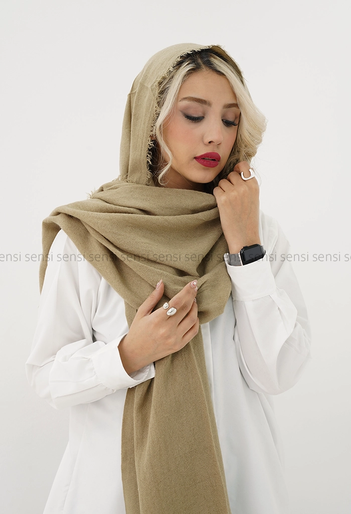 شال موهری ساده رنگی کد1004510