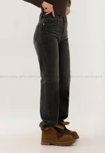 شلوار جین نیم بگ استریت کد1004727