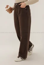 شلوارجین بگ رنگی کد1004719