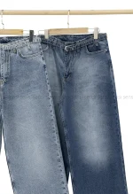 شلوارجین وایدبلت کمربند دارکد1004723