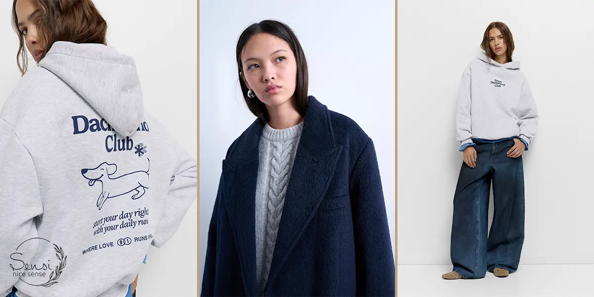 طرحدار با ژاکت ساده؛ استایل خیابانی با امضای شخصی