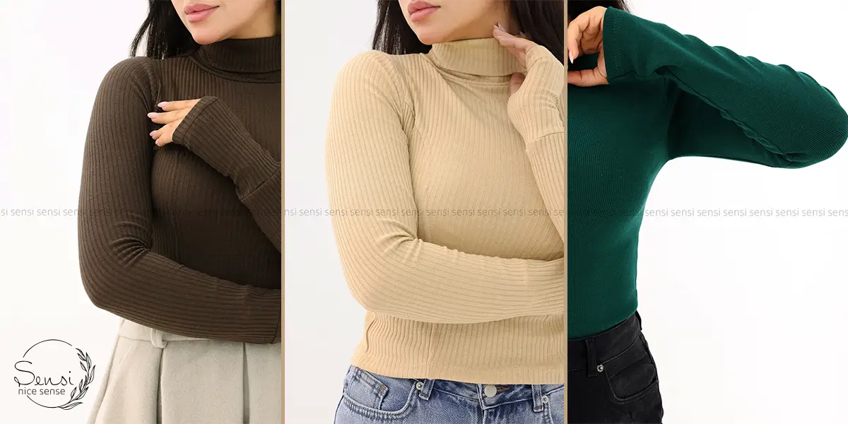 پارچه‌های مناسب برای کراپ تاپ در استایل زمستانه