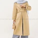 پالتو جیر آستر دار بلند@@ کد1004861