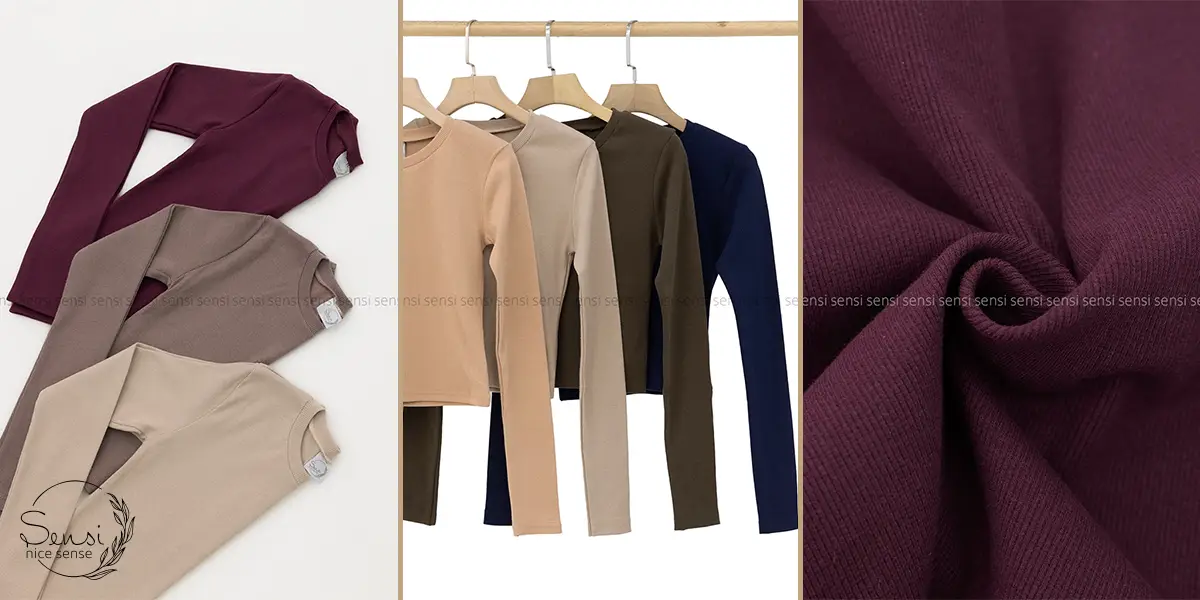 چگونه پارچه مناسب برای ترکیب کراپ تاپ و مانتو بلند انتخاب کنیم؟