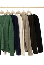 ژاکت بافت یقه 7کد1004533