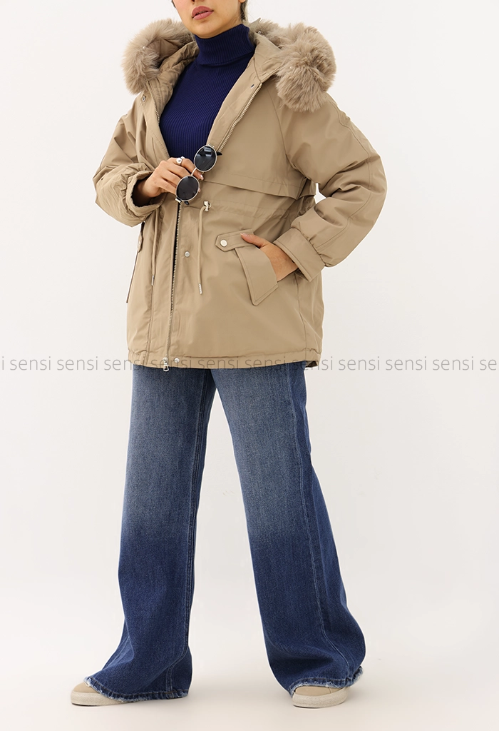 کاپشن وارداتی داخل پوست کد1004856