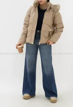 کاپشن وارداتی پافر شو پشم شیشه کد1004855