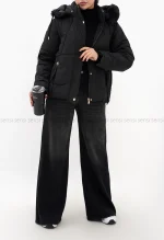 کاپشن وارداتی پافر شو پشم شیشه کد1004855