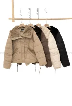 کاپشن وارداتی یقه پوست پشم شیشه کد1004846