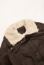 کاپشن چرم وارداتی یقه تدی کد1004847