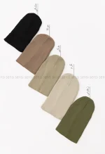 کلاه بافت ساده رنگی کد1004741