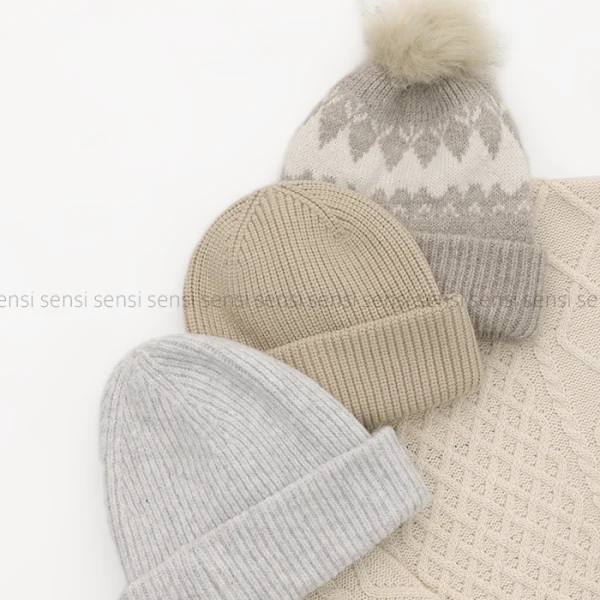 کلاه بافت وارداتی میکس کد1004739