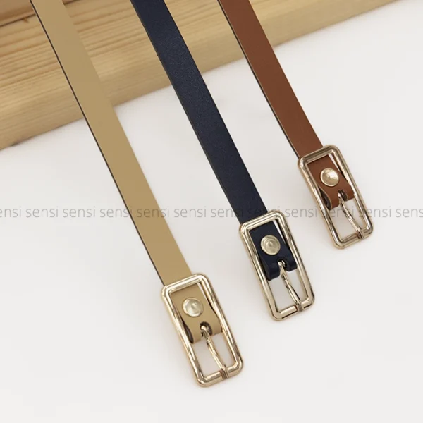 کمربند چرم باریک یک سانت کد1004577