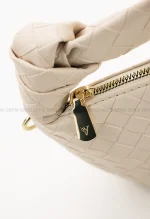 کیف چرم طرح حصیر کد1004675