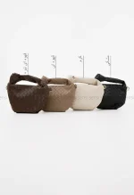 کیف چرم طرح حصیر کد1004675