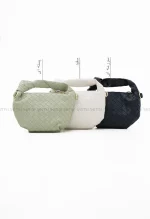 کیف چرم طرح حصیر کد1004675