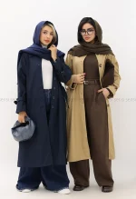 بارانی سانتانا 6دکمه آستر دار @@کد1004876