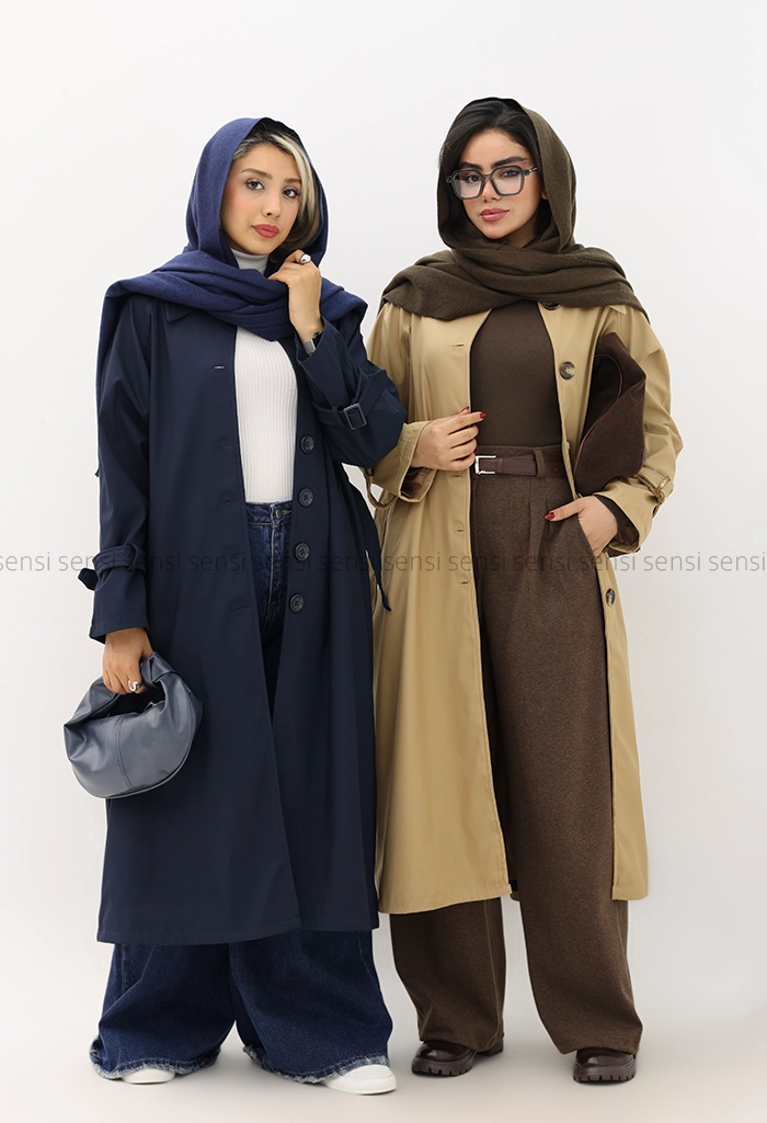 بارانی سانتانا 6دکمه آستر دار @@کد1004876