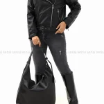 بایکر چرم آستر دار زارا کد1004868