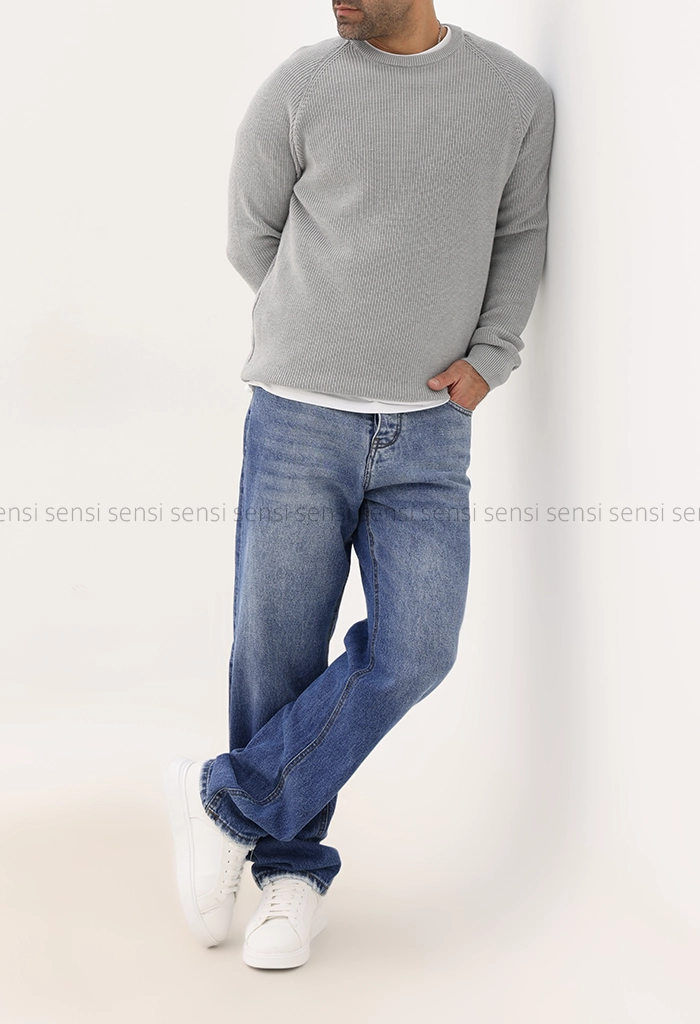 بلوز بافت یقه گرد مردانه کد20000037 (6) بلوز بافت یقه گرد مردانه کد20000037