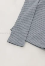 بلوزکبریتی کشی یقه گرد کد1005014