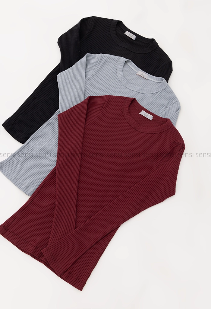 بلوزکبریتی کشی یقه گرد کد1005014 (6) بلوزکبریتی کشی یقه گرد کد1005014