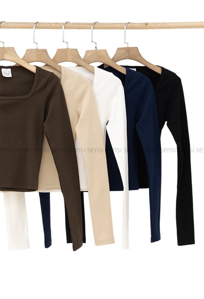 تاپ حلقه ای یقه خشتی کد1004907