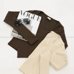 تاپ حلقه ای یقه خشتی کد1004907