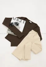 تاپ حلقه ای یقه خشتی کد1004907