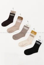 جوراب JUST-DOING نیم ساق پنبه کد1004921