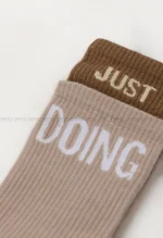 جوراب JUST-DOING نیم ساق پنبه کد1004921