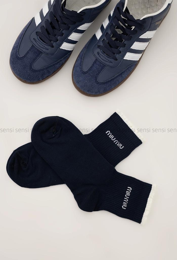 جوراب miu-mui نیم ساق پنبه کد1004990 (3) جوراب miu-mui نیم ساق پنبه کد1004990