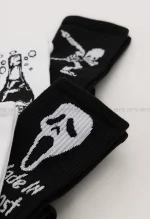 جوراب اسکلت ساق دار پنبه کد1004995