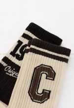 جوراب انگلیسی ساق دار پنبه کد1004993