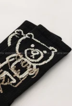 جوراب انگلیسی ساق دار پنبه کد1004996