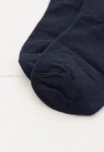 جوراب ساده رنگی نیم ساق پنبه کد1004924